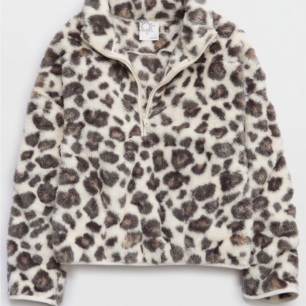 Aerie Sherpa quarter zip